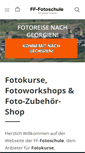 Mobile Screenshot of ff-fotoschule.de